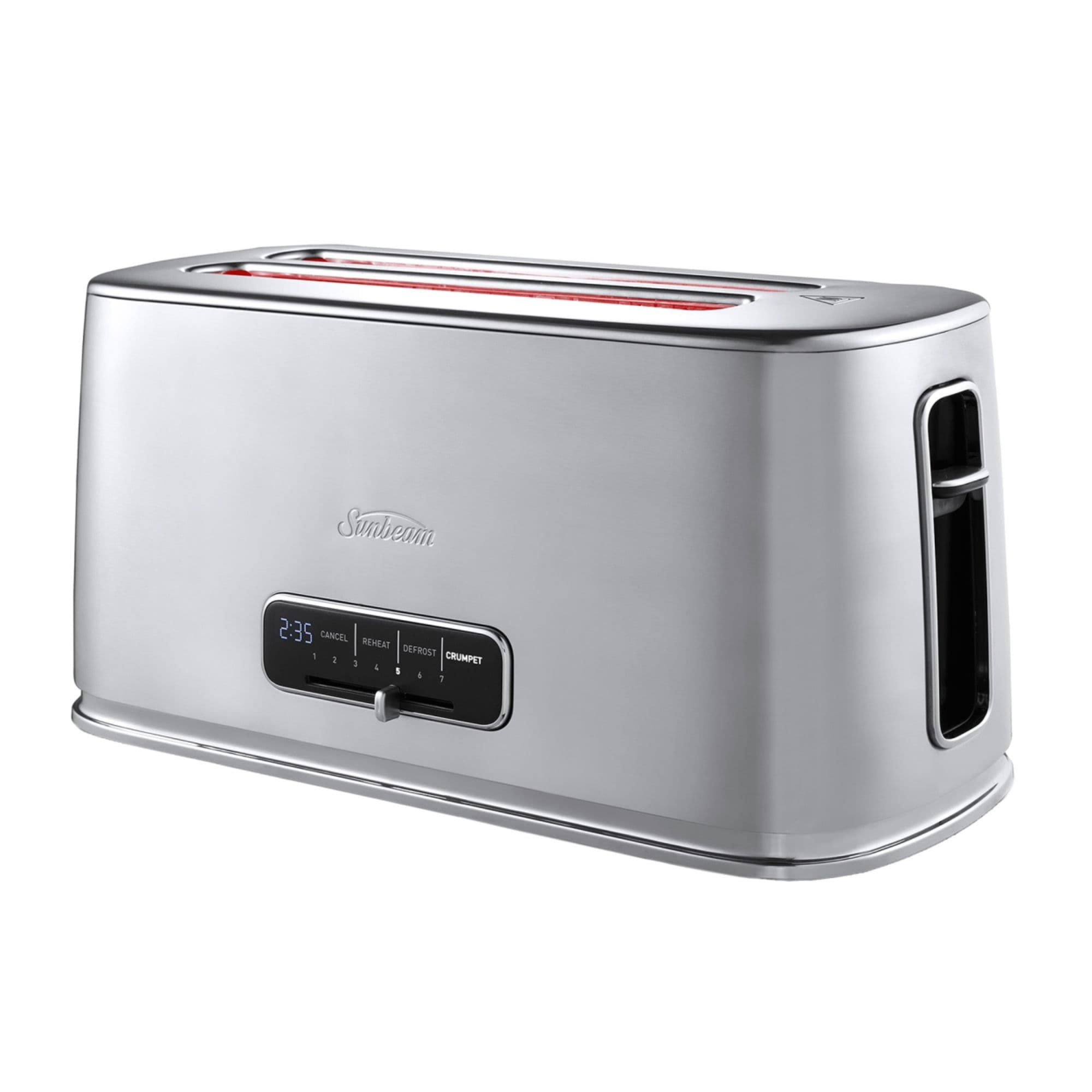 Sunbeam TAM5003SS 4 Slice Toaster Stainless Steel Kitchen Warehouse™
